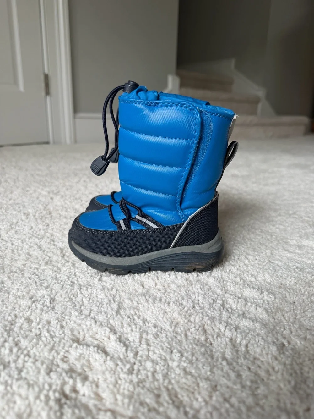 Toddler Boy Snow Boots (6M) & Winter Coat (18-24M)